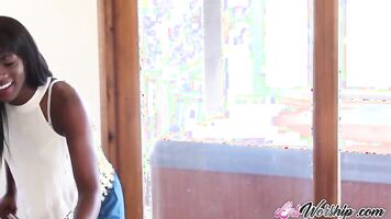 Interracial sex with Ana Foxxx and Rizzo Ford