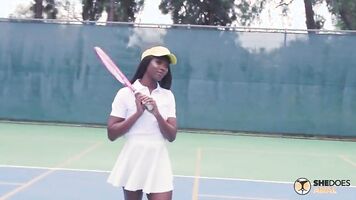 SheDoesAnal - Tennis Babe Ana Foxxx Anal Lessons With Coach