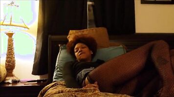 Cum Get This Pussy! Ebony MILF Cums on Glass Dildo & Deepthroats BBC