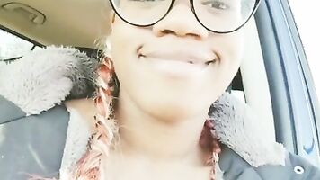 Black Barbie the Public Piss Whore coudlnt hold it Nomore! REAL VOYEUR PISS