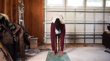 Morning yoga