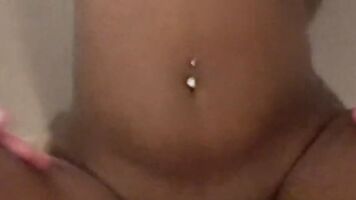 18 y/o Ebony fucked hard as her tits bounche
