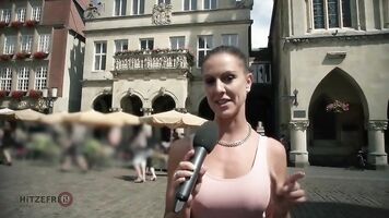 HITZEFREI Random thick black babe fucks a stranger