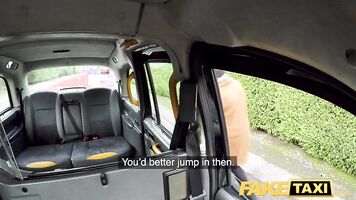 Fake Taxi Big tits petite ebony babe alyssa divine squirts over dirty driver